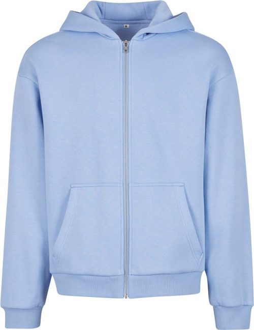 Schwere Herren Kapuzen Sweatjacke "Fluffy" BY 285 – Build your Brand in Powder Blue