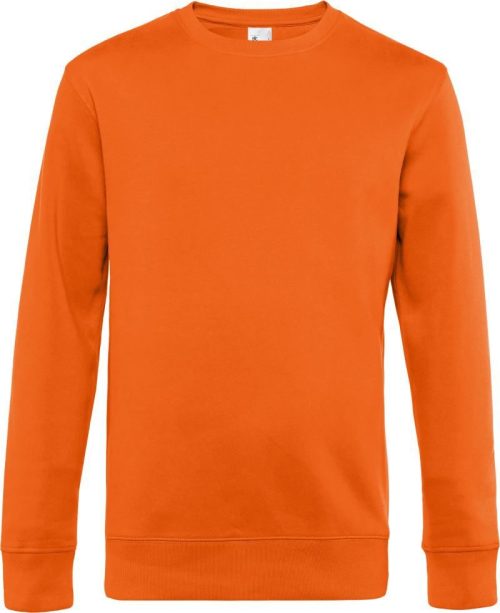 Herren Sweater KING Crew Neck_° – B&C in Pure Orange