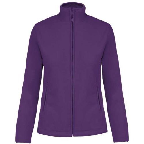 Maureen - Ladies' Full Zip Microfleece Jacket – Kariban in Purple