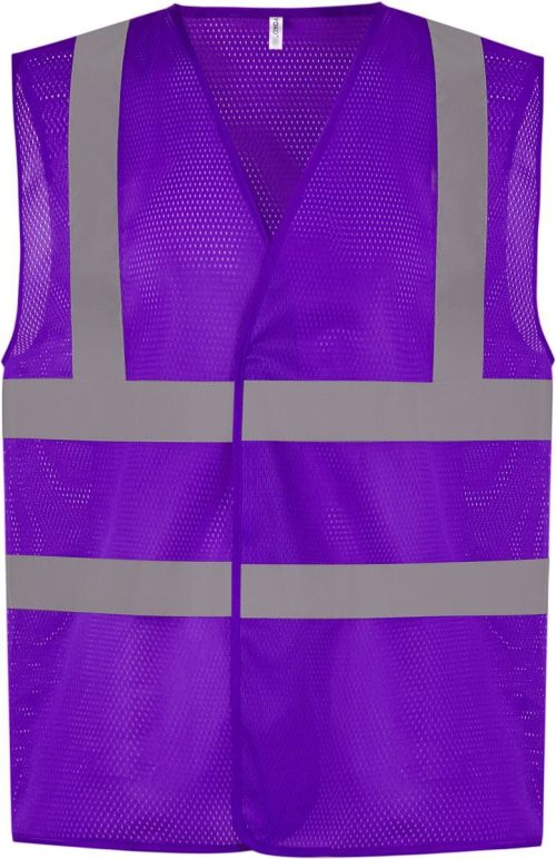 Hi-Vis Mesh Warnweste HVW 120 – Yoko in Purple