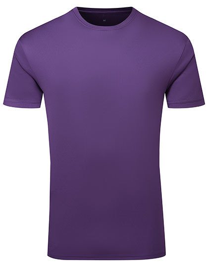 TriDri® Ion-Charge recycled textured tee – TriDri® in Purple