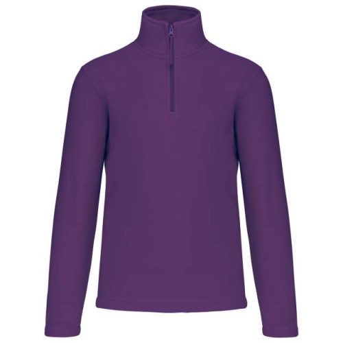 Enzo - Zip Neck Microfleece Jacket – Kariban in Purple