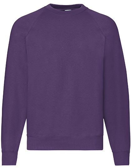 Classic Raglan Sweat – Fruit of the Loom in Purple