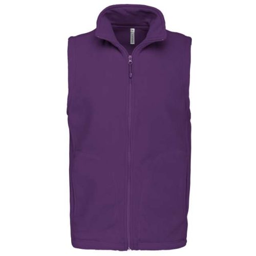 Luca - Men's Microfleece Gilet – Kariban in Purple