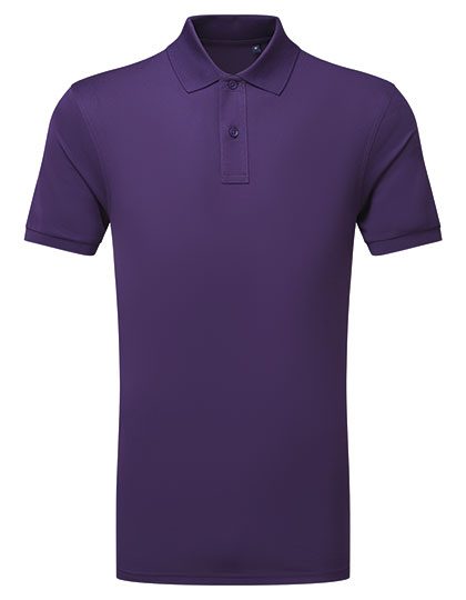 Men´s Recycled Polyester Performance Polo – Asquith & Fox in Purple