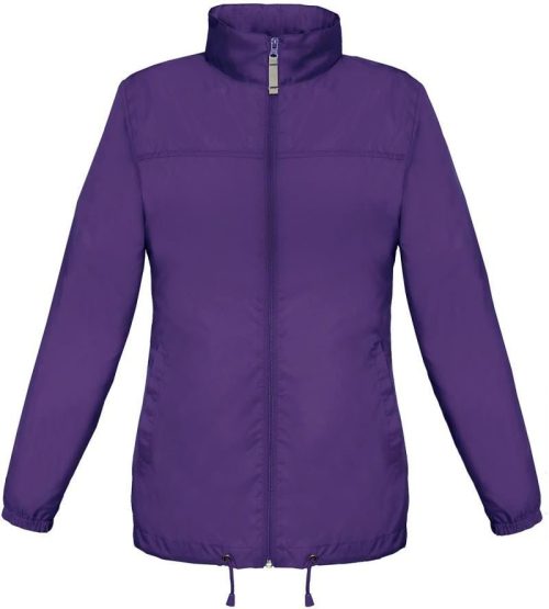 Ungefütterter Damen Windbreaker Sirocco /women – B&C in Purple