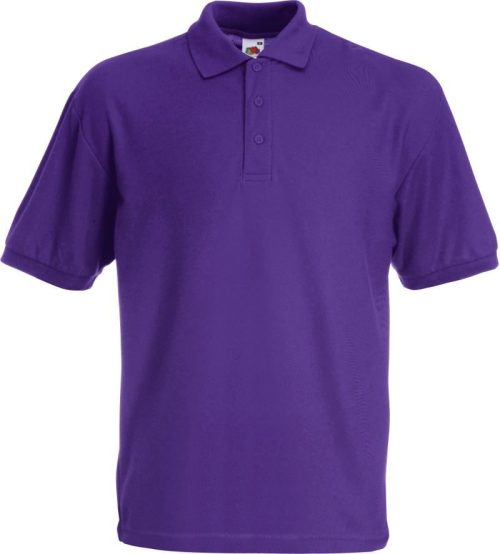 Piqué Polo 65/35 Pique Polo – Fruit of the Loom in Purple