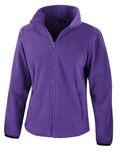 Womens Norse Outdoor Fleece Jacket – Result Core in Purple