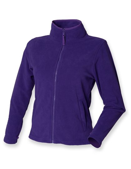 Ladies´ Microfleece Jacket – Henbury in Purple