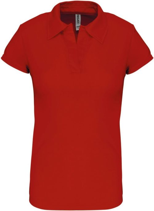 Damen CoolPlus® Polo PA 483 – Kariban ProAct in Red