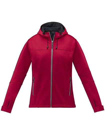 Ladies´Match Softshelljacket – Elevate Life in Red