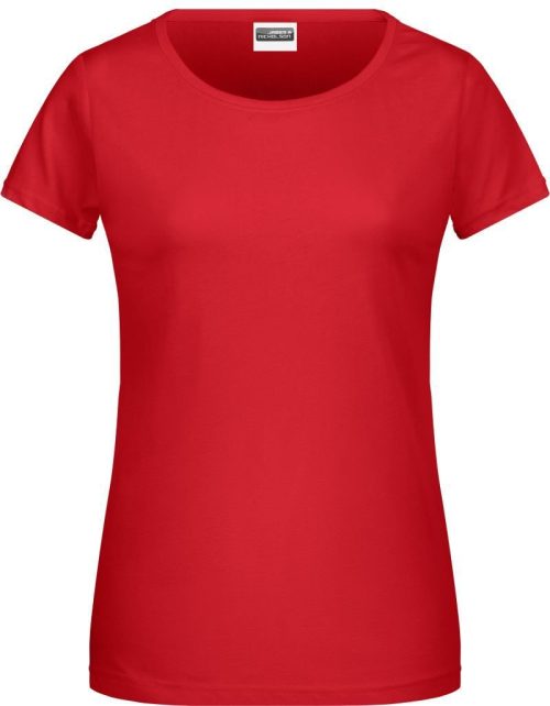 Damen Bio T-Shirt 8007 – Daiber in Red