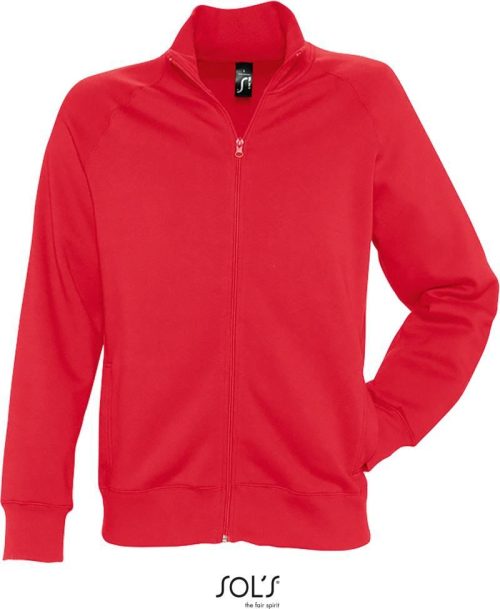 Herren Sweatjacke Sundae – SOL'S in Red