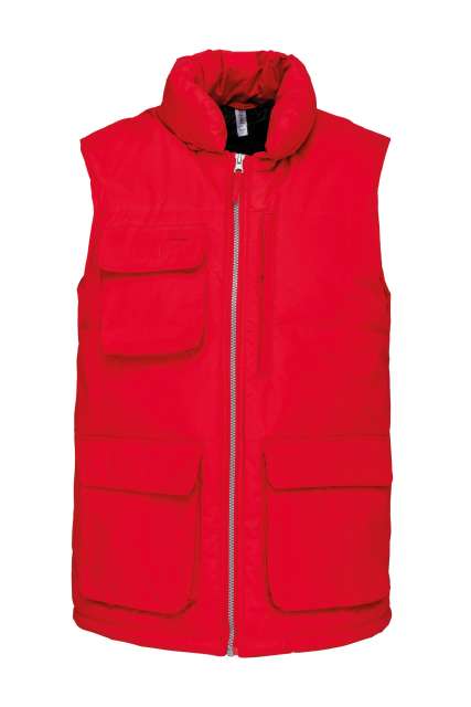 Quilted Bodywarmer – Designed To Work in Red