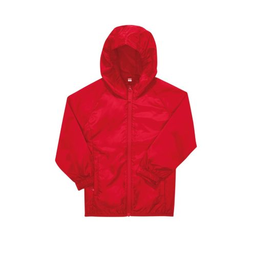 Windjacke #Reset Kinder JK001 – B&C in Red