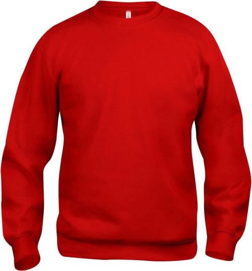 Unisex Sweater Basic Roundneck – Clique in Red