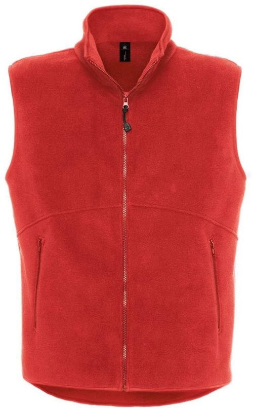 Fleece Gilet Traveller + – B&C in Red