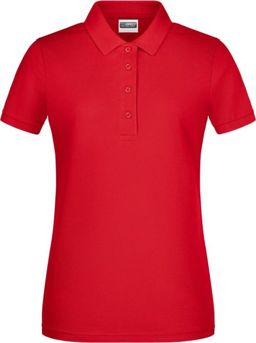 Damen Bio Piqué Polo 8009 – Daiber in Red