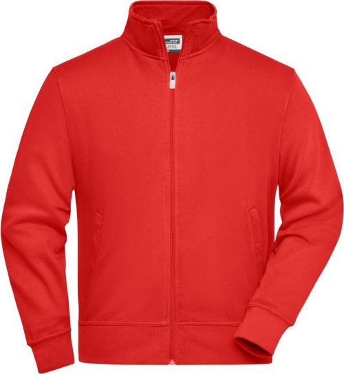 Sweatjacke mit Stehkragen JN 836 – Daiber in Red