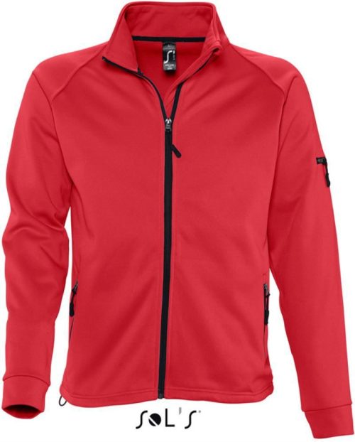 Herren Raglan Fleece Jacke New Look Men – SOL'S in Red