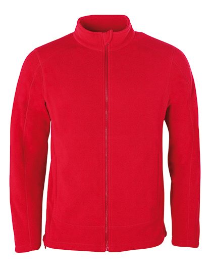 Men´s Full- Zip Fleece Jacket – HRM in Red