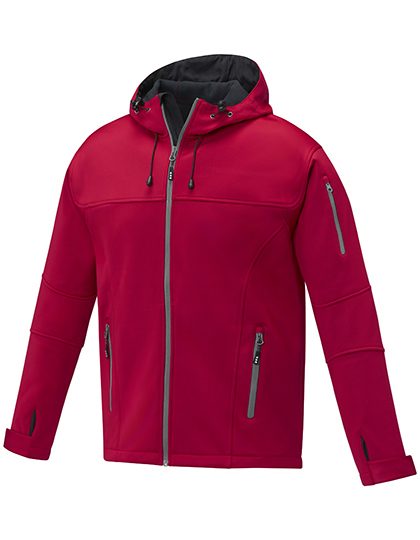 Men´s Match Softshelljacket – Elevate Life in Red