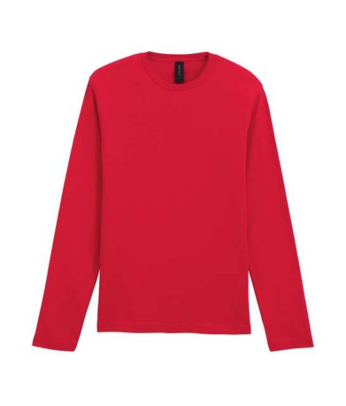 Softstyle™ Adult Long Sleeve T-Shirt – Gildan in Red