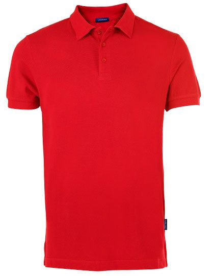 Men´s Luxury Polo – HRM in Red