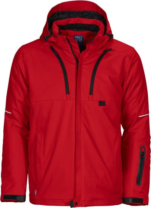 Gefütterte Workwear Softshell Jacke 3407 Padded Jacket – ProJob in Red