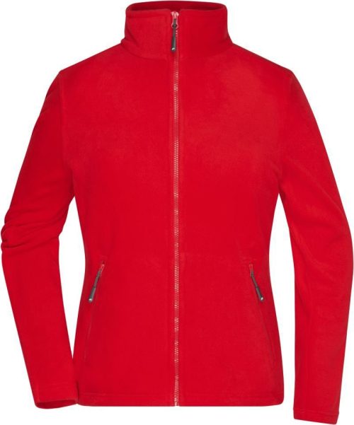 Damen Microfleece Jacke JN 781 – Daiber in Red