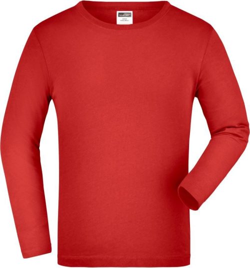 Kinder T-Shirt langarm JN 913K – Daiber in Red