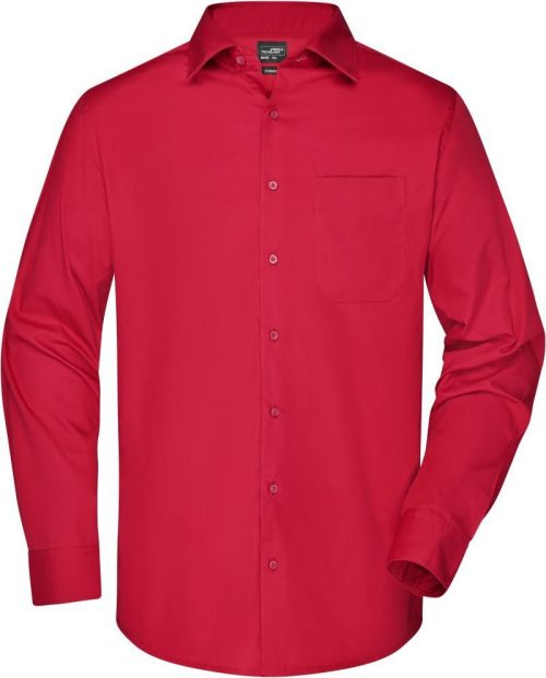 Popeline Business Hemd langarm JN 642 – Daiber in Red