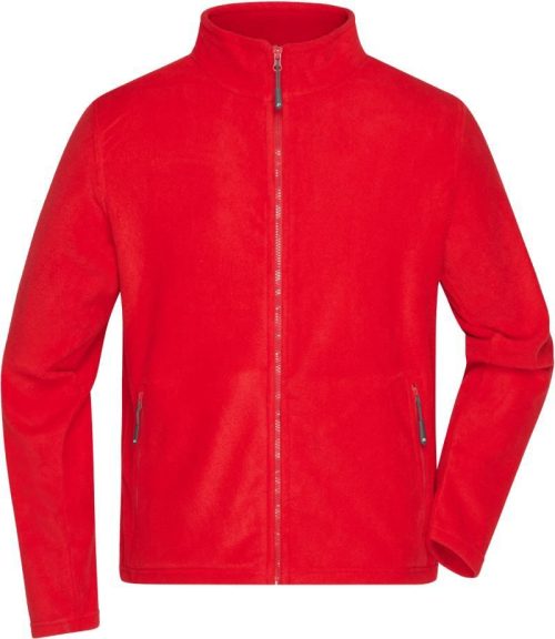 Herren Microfleece Jacke JN 782 – Daiber in Red