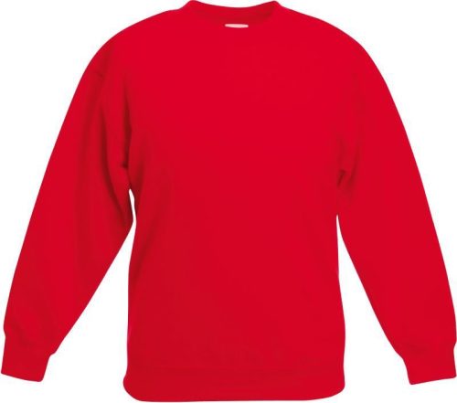 Kinder Sweater Classic Kids Set-In Sweat – Fruit of the Loom in Red