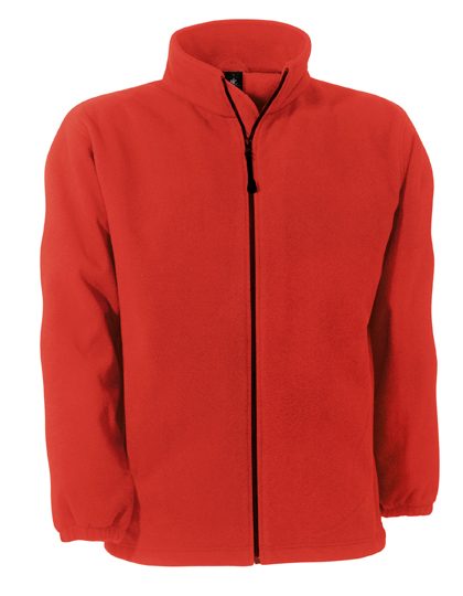 Unisex Fleece WindProtek – B&C COLLECTION in Red