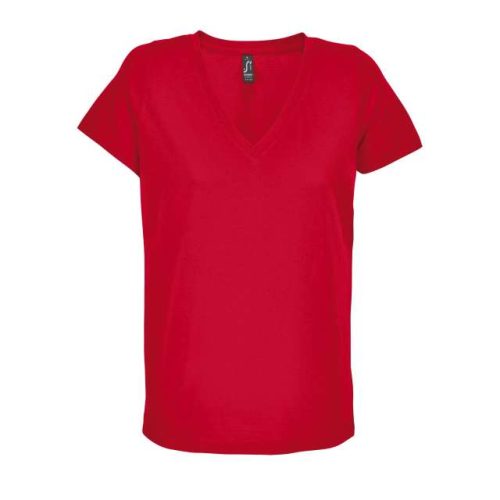 Sol's Regent V Women - V-Neck T-Shirt – SOL'S in Red