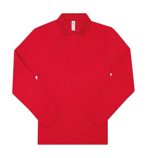MY POLO 210 Herren mit langen Ärmeln PU427 – B&C in Red