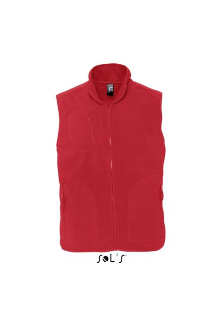 Sol's Norway - Unisex Sleeveless Fleece Cardigan – SOL'S in Red