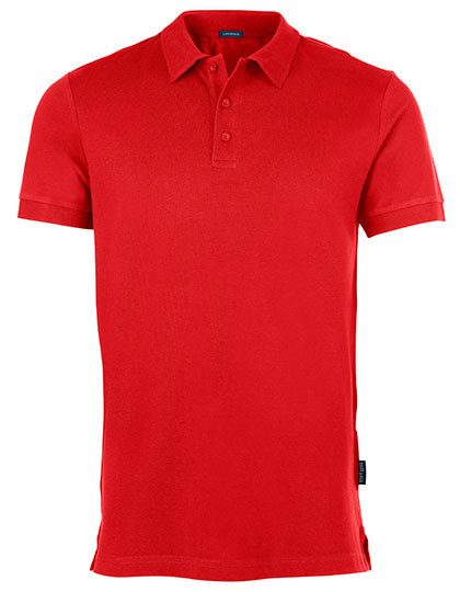 Men´s Luxury Stretch Polo – HRM in Red