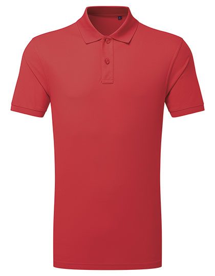 Men´s Recycled Polyester Performance Polo – Asquith & Fox in Red