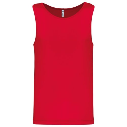 Herren Basic Sport Funktionsshirt ärmellos PA441 – Proact in Red