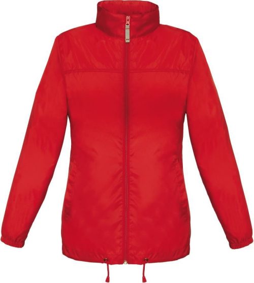 Ungefütterter Damen Windbreaker Sirocco /women – B&C in Red