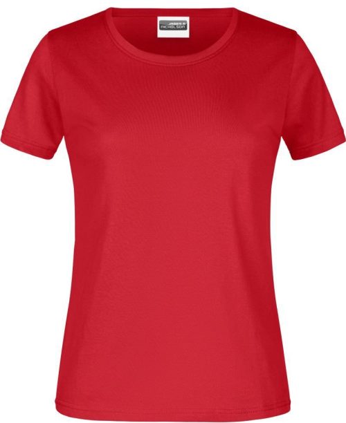 Schweres Damen T-Shirt JN 789 – Daiber in Red
