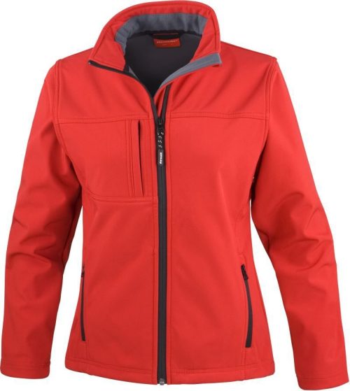 Damen 3-Lagen Softshell Jacke R 121F – Result in Red