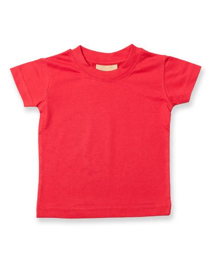 Baby-Kids Crew Neck T-Shirt – Larkwood in Red