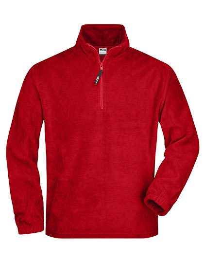 Half-Zip Fleece – Daiber in Red