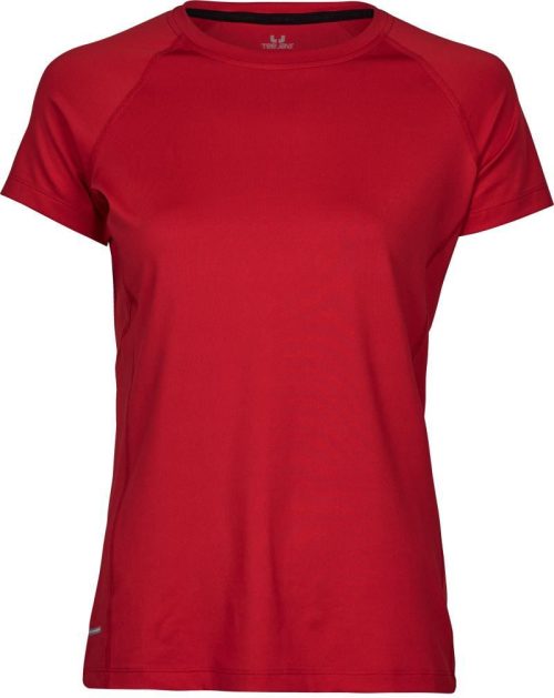 Damen CoolDry Sport Shirt TJ 7021 – Tee Jays in Red