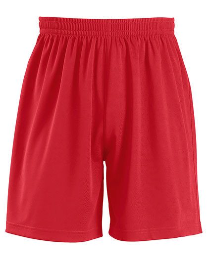 Kids´ Basic Shorts San Siro 2 – SOL´S in Red