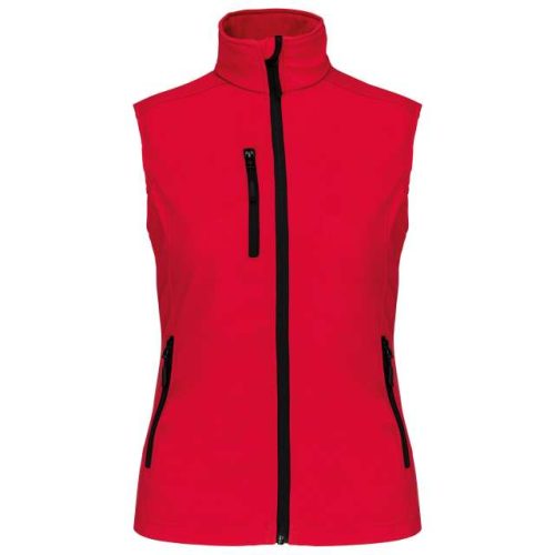 Ladies' Softshell Bodywarmer – Kariban in Red