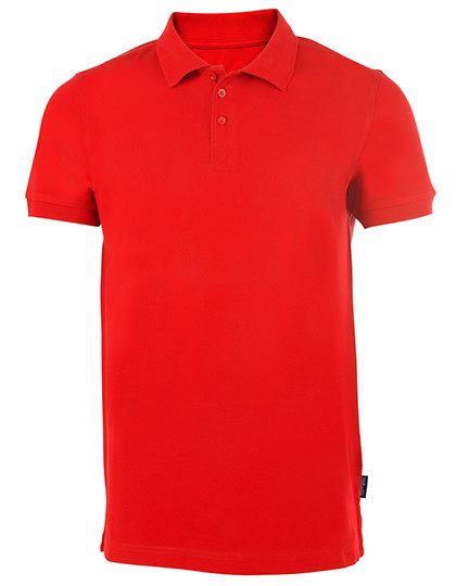 Men´s Heavy Stretch Polo – HRM in Red
